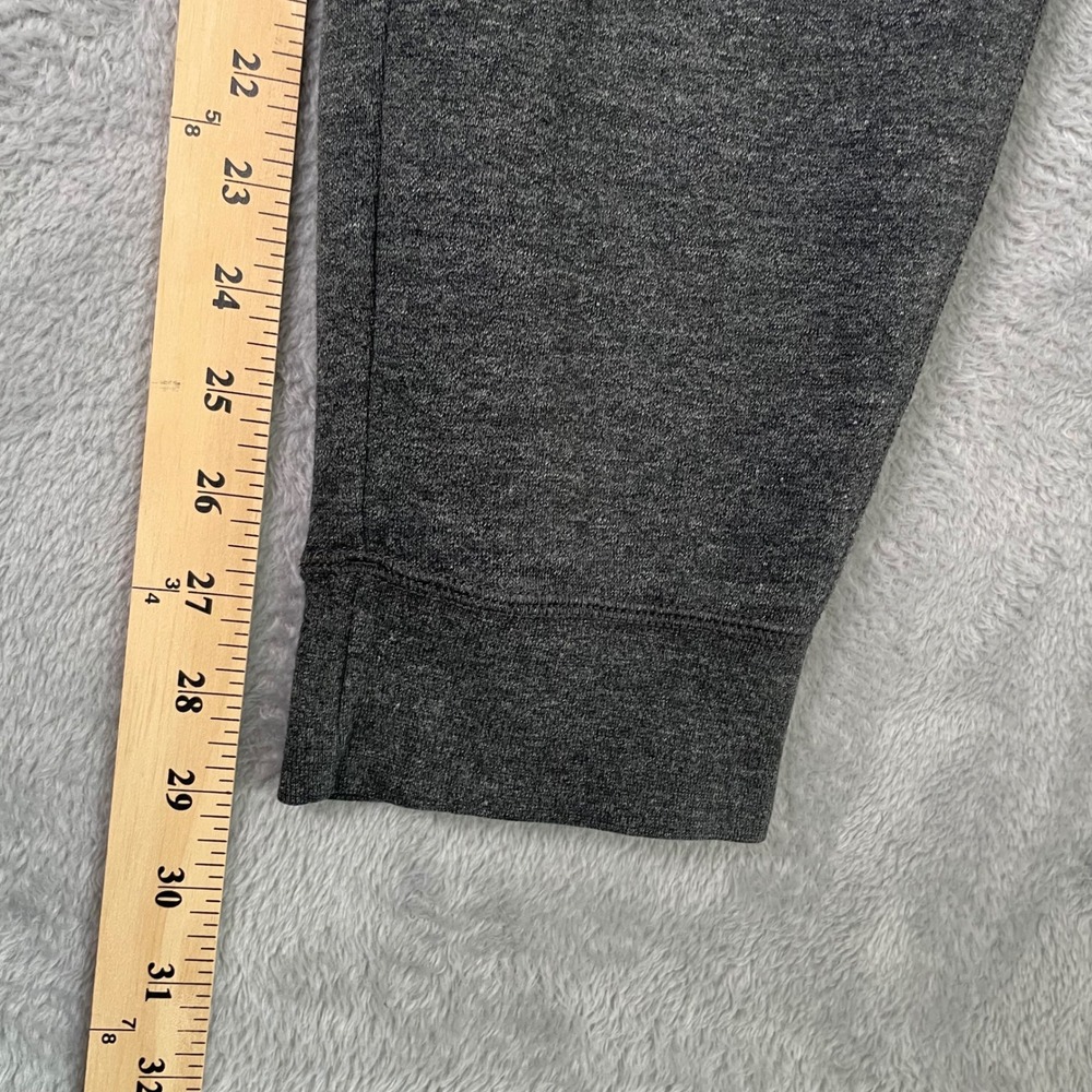 Uniqlo Joggers Men Medium Grey Fleece Lined Sweatpants Lounge Outdoor Winter - Picture 10 of 12